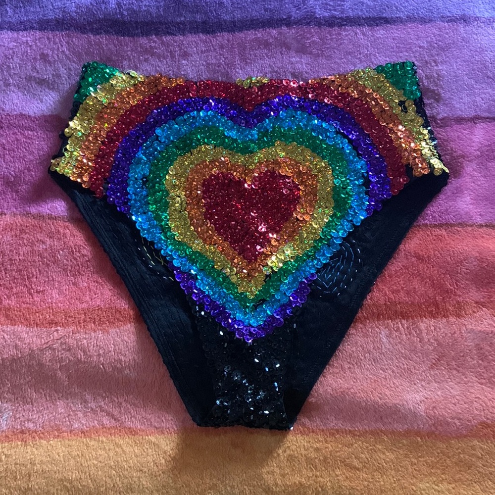Easy Tiger Rainbow Heart Pants